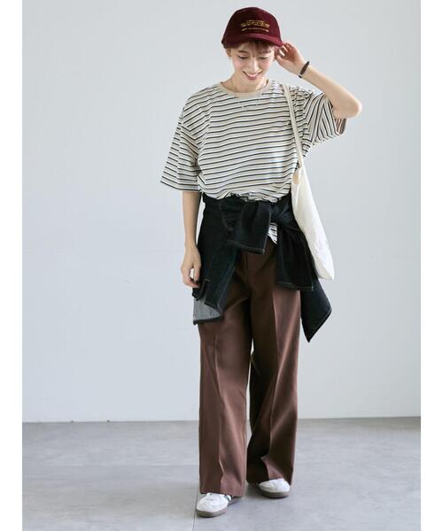 Lugnoncure（ルノンキュール）の「ストレートチノパンツ《2025autumn catalog item》（その他パンツ・レディース・ブラック/ブラウン/ベージュ・M/L）」の12枚目の写真