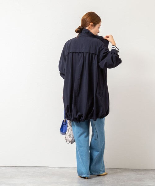 NOLLEY’S（ノーリーズ）の「ウォッシャブルスタンドネックコート（その他アウター・レディース・ネイビー/キャメル・36/38）」の15枚目の写真