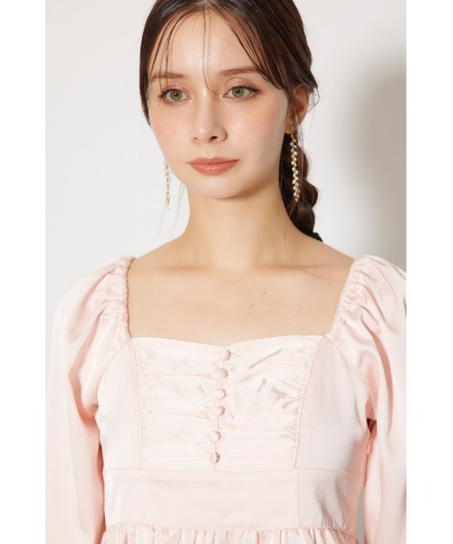 rienda(リエンダ)の「ギャザーペプラムブラウス 秋服 冬服(シャツ/ブラウス・レディース・ピンク/ブルー/ブラック・FREE)」の22枚目の写真