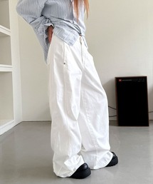 4INT.（フォイント）の「コットン リベット ポケット ワイド パンツ（その他パンツ）」