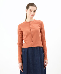 ORCIVAL | 起毛フライス クルーネックカーディガン WOMEN