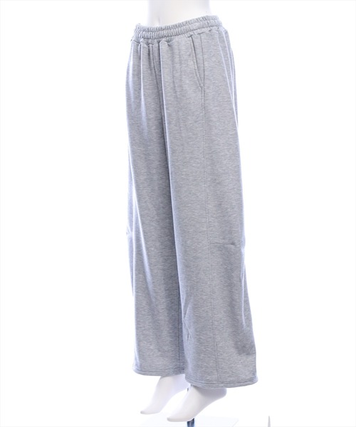 clear（クリア）の「【低身長用サイズ有】カーブスウェットパンツ［大人 カジュアル 着回し力抜群］≪AW新作≫（スウェットパンツ・レディース・ブラック/杢グレー・F/PF）」の5枚目の写真