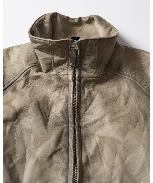 stand riders(cow leather)（ライダースジャケット）｜wjk（ダヴル