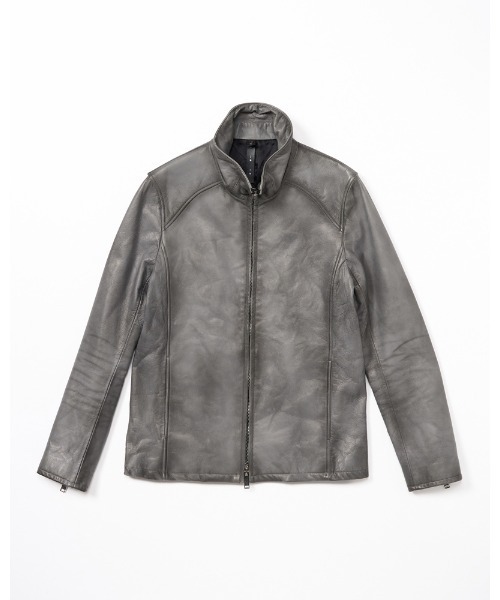 stand riders(cow leather)（ライダースジャケット）｜wjk（ダヴル