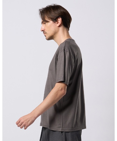 wjk（ダヴルジェイケイ）の「ex.comfy wool S/S（Tシャツ/カットソー・メンズ・ブラック/グレー・SMALL/MEDIUM/LARGE/X-LARGE）」の4枚目の写真