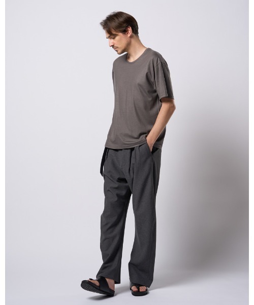 wjk（ダヴルジェイケイ）の「ex.comfy wool S/S（Tシャツ/カットソー・メンズ・ブラック/グレー・SMALL/MEDIUM/LARGE/X-LARGE）」の18枚目の写真