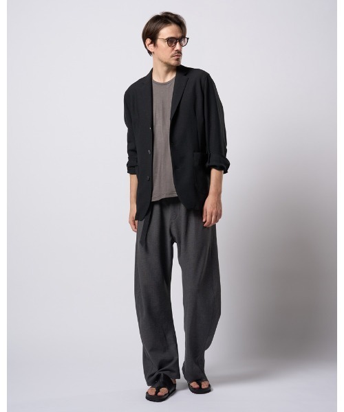 wjk（ダヴルジェイケイ）の「ex.comfy wool S/S（Tシャツ/カットソー・メンズ・ブラック/グレー・SMALL/MEDIUM/LARGE/X-LARGE）」の19枚目の写真