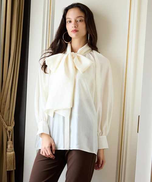 セール】シアーボウタイブラウス（シャツ/ブラウス）｜EIMY ISTOIRE