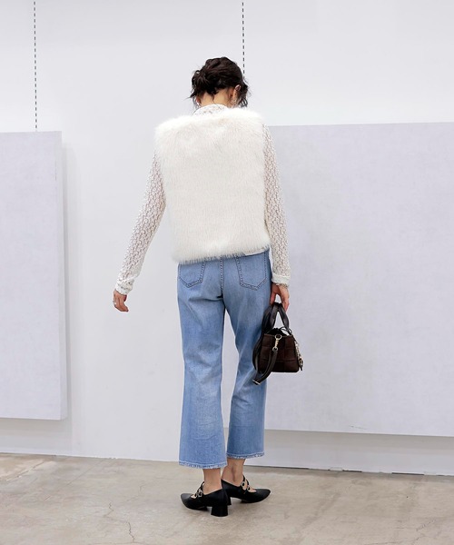 フェイクファー ショートベスト フェイクファーショートベスト | deepinternationaldesign