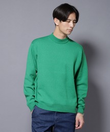 モックネック」に該当するメンズのトップス（グリーン・カーキ/緑色系