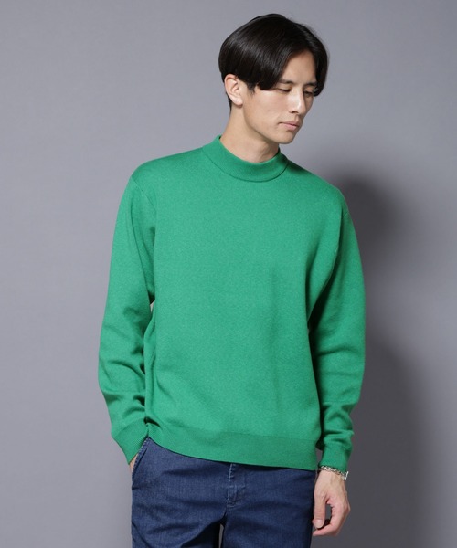 セール】シルク混モックネックニット（ニット/セーター）｜NANO