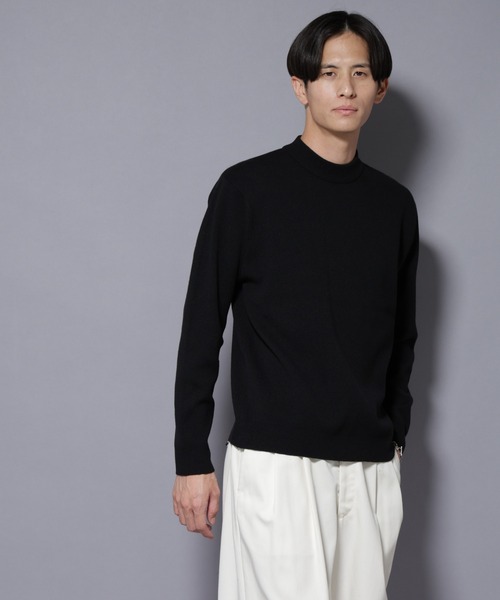 セール】シルク混モックネックニット（ニット/セーター）｜NANO