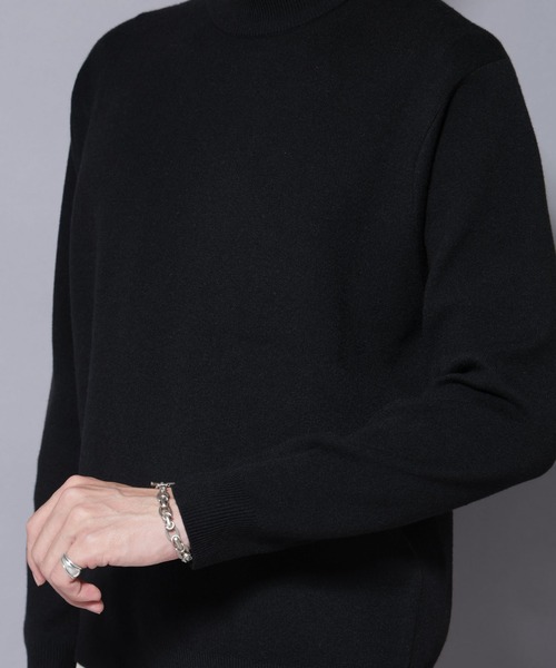 セール】シルク混モックネックニット（ニット/セーター）｜NANO