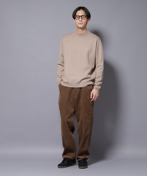 NANO universe（ナノユニバース）の「シルク混モックネックニット（ニット/セーター・メンズ・グレー/グリーン/ライトベージュ/ブラック・XL/L/M/S）」の21枚目の写真