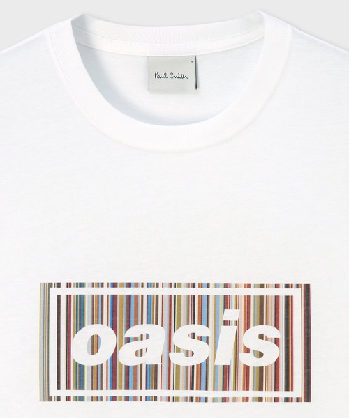 Paul Smith × Oasis シグネチャーストライプロゴ Tシャツ