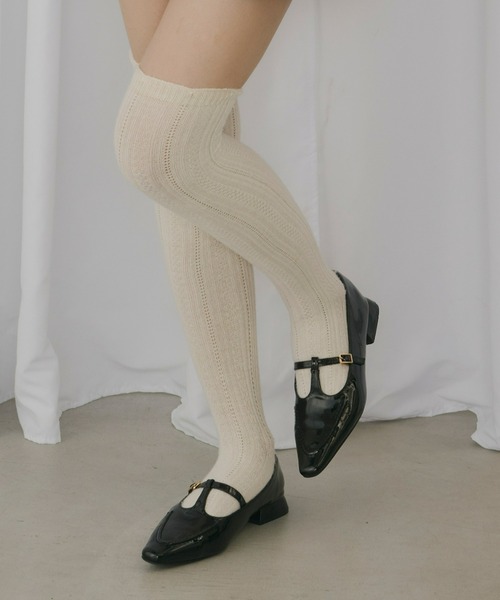 Olu.（オルドット）の「シュシュソックス（ソックス/靴下・レディース・アイボリー/ブラック/ライトグレー/ブラウン・FREE）」の2枚目の写真