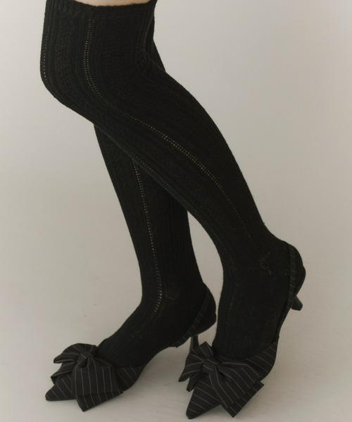 Olu.（オルドット）の「シュシュソックス（ソックス/靴下・レディース・アイボリー/ブラック/ライトグレー/ブラウン・FREE）」の3枚目の写真