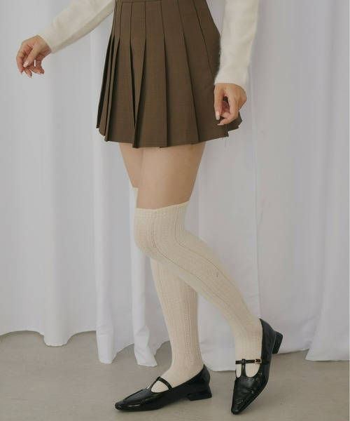 Olu.（オルドット）の「シュシュソックス（ソックス/靴下・レディース・アイボリー/ブラック/ライトグレー/ブラウン・FREE）」の7枚目の写真