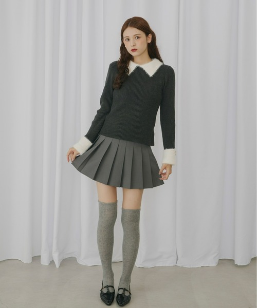 Olu.（オルドット）の「シュシュソックス（ソックス/靴下・レディース・アイボリー/ブラック/ライトグレー/ブラウン・FREE）」の13枚目の写真