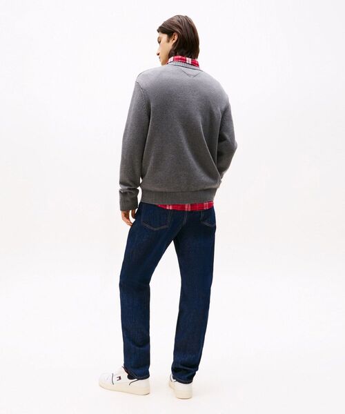 tommy jeans（トミー ジーンズ）の「レギュラーメランジフラッグセーター（ニット/セーター・メンズ・アイボリー/チャコールグレー・X-LARGE/SMALL/MEDIUM/LARGE）」の7枚目の写真