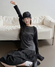 ★ナゴンスタンス★バイカラーカットソー　Tシャツ ☆ナゴンスタンス☆バイカラーカットソー Tシャツ 楽天市場