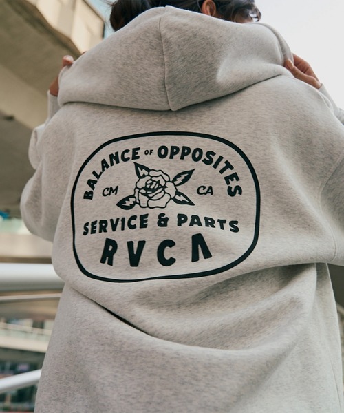 RVCA(ルーカ)の「RVCA レディース COURT ZIP HOODIE パーカー 【2025年秋冬モデル】 @autumn/ルーカジップアップパーカー・フーディー(パーカー・レディース・ブラック/オフホワイト/グレー・SMALL/MEDIUM)」の13枚目の写真