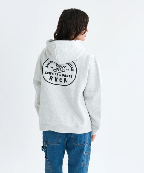 RVCA(ルーカ)の「RVCA レディース COURT ZIP HOODIE パーカー 【2025年秋冬モデル】 @autumn/ルーカジップアップパーカー・フーディー(パーカー・レディース・ブラック/オフホワイト/グレー・SMALL/MEDIUM)」の9枚目の写真