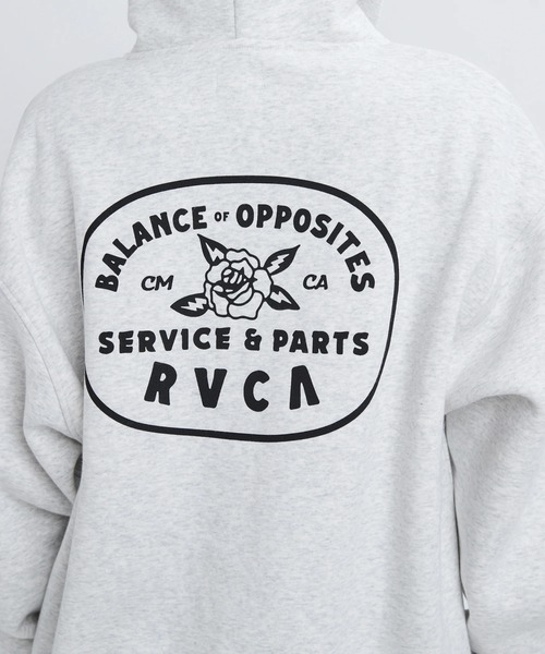 RVCA(ルーカ)の「RVCA レディース COURT ZIP HOODIE パーカー 【2025年秋冬モデル】 @autumn/ルーカジップアップパーカー・フーディー(パーカー・レディース・ブラック/オフホワイト/グレー・SMALL/MEDIUM)」の5枚目の写真