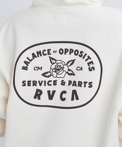 RVCA(ルーカ)の「RVCA レディース COURT ZIP HOODIE パーカー 【2025年秋冬モデル】 @autumn/ルーカジップアップパーカー・フーディー(パーカー・レディース・ブラック/オフホワイト/グレー・SMALL/MEDIUM)」の18枚目の写真