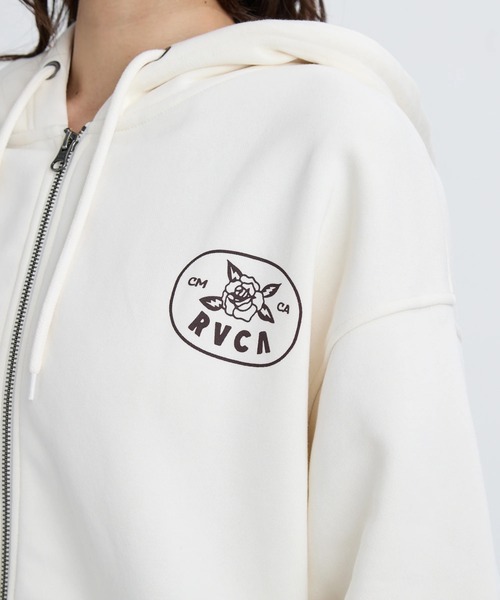 RVCA(ルーカ)の「RVCA レディース COURT ZIP HOODIE パーカー 【2025年秋冬モデル】 @autumn/ルーカジップアップパーカー・フーディー(パーカー・レディース・ブラック/オフホワイト/グレー・SMALL/MEDIUM)」の17枚目の写真