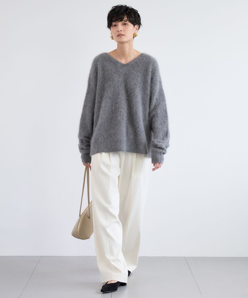 BARNYARDSTORM(バンヤードストーム)の「BARNYARDSTORM / FOXカシミヤプルオーバー【WEB限定カラー】【YouTube「i.style closet」紹介アイテム】(ニット/セーター・レディース・ピンク/ベージュ/オフホワイト/グレー/ブラック・FREE)」の22枚目の写真
