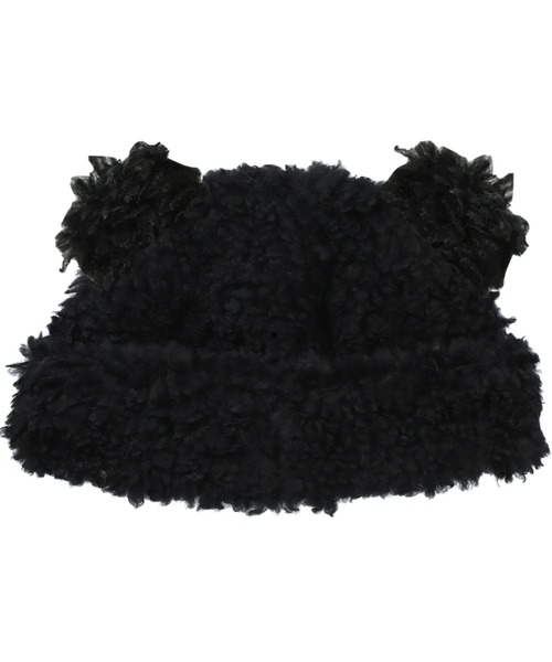 BASICKS(ベイシックス)の「Bear Beanie(ニットキャップ/ビーニー・メンズ・ブラック/ダークブラウン・M/S)」の5枚目の写真