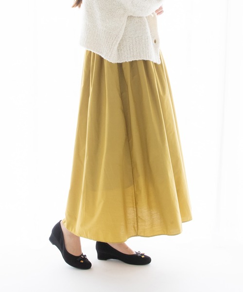 JELLY BEANS(ジェリービーンズ)の「メタルアクセントリボンハーフウエッジパンプス(204-55129)JELLY BEANS(ジェリービーンズ)(パンプス・レディース・ブラック系・22.5/23/23.5/24/24.5)」の12枚目の写真