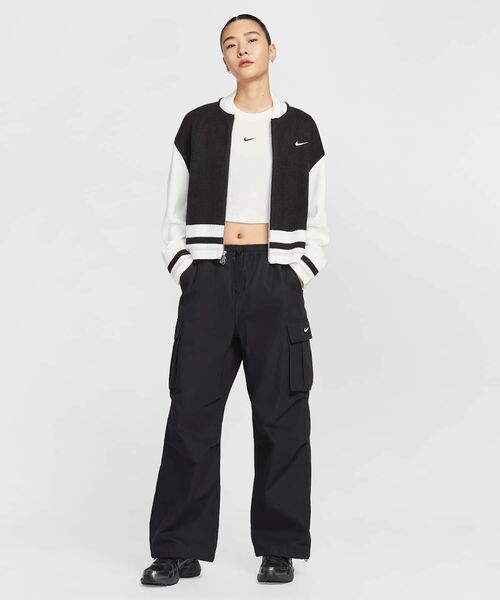 NIKE（ナイキ）の「ナイキ スポーツウェア ウィメンズカーディガン / Nike Sportswear Women's Cardigan HV2495-010 Black（カーディガン/ボレロ・レディース・ブラック・S/M/L/XS/XL）」の19枚目の写真