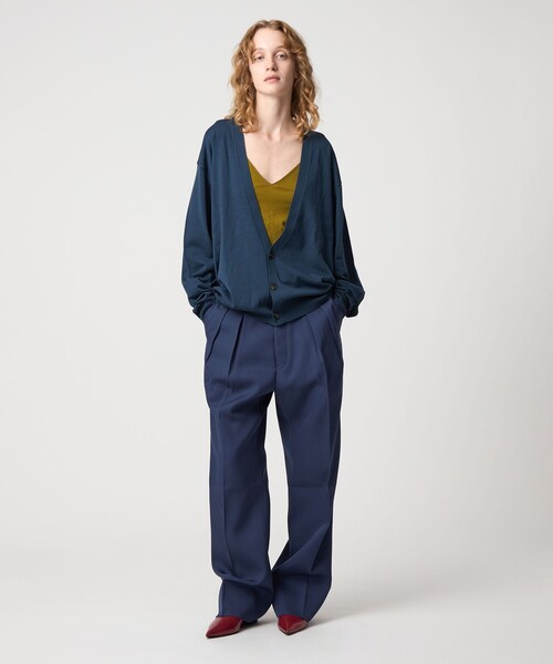 別注】＜BATONER × seya.× 6＞ハイゲージ Vネック カーディガン