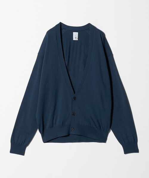 BATONER（バトナー）の「【別注】＜BATONER × seya.× 6＞ハイゲージ Vネック カーディガン（カーディガン/ボレロ・レディース・ブラック/ネイビー/ダークグレー・FREE）」の6枚目の写真
