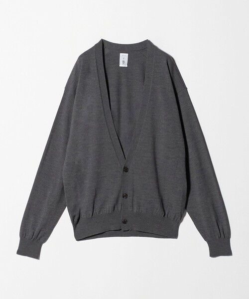 BATONER（バトナー）の「【別注】＜BATONER × seya.× 6＞ハイゲージ Vネック カーディガン（カーディガン/ボレロ・レディース・ブラック/ネイビー/ダークグレー・FREE）」の12枚目の写真