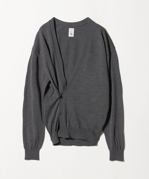 BATONER（バトナー）の「【別注】＜BATONER × seya.× 6＞ハイゲージ Vネック カーディガン（カーディガン/ボレロ・レディース・ブラック/ネイビー/ダークグレー・FREE）」の13枚目の写真