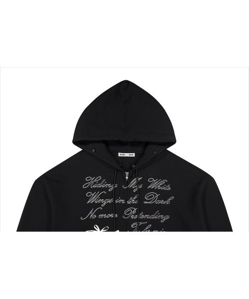 A'GEM/9 × .kom 『NIIER NOR/ニアノア』 KILL SHOT FUR HOOD ZIP-UP