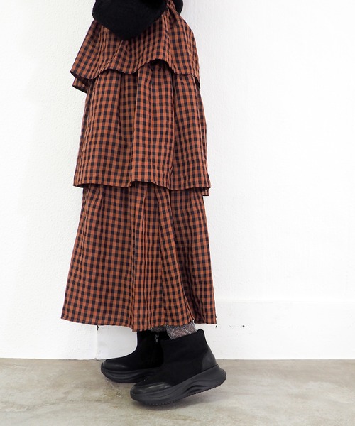 あしながおじさん（アシナガオジサン）の「撥水│厚底ファーブーツ　4810009（ブーツ・レディース・ブラック・22.5cm/23cm/23.5cm/24cm/24.5cm）」の14枚目の写真