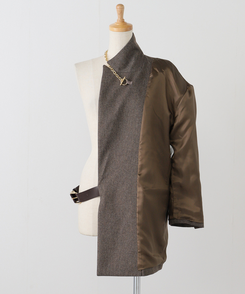 FUMIE TANAKA(フミエタナカ)】half jk：ジャケット（その他アウター