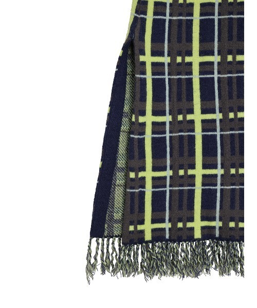 2WAY HANDWRITING CHECK KNIT DRESS（ワンピース）｜Ameri（アメリ）の