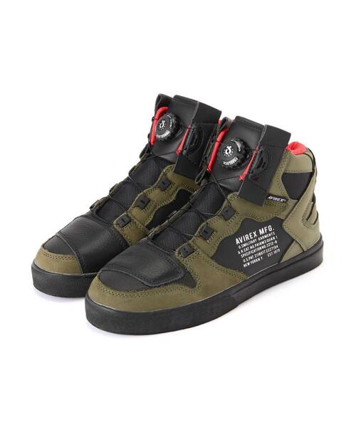 AVIREX(アヴィレックス)の「《WOMAN》DICTATOR / AV2278(スニーカー・レディース・ホワイト/ブラック/オリーブ系・24.0cm/23.0cm)」の3枚目の写真
