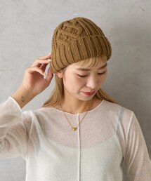 Actually（アクチュアリー）の「Cable Inside Watch ニット帽（ニットキャップ/ビーニー）」