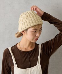 Actually（アクチュアリー）の「Cable Inside Watch ニット帽（ニットキャップ/ビーニー）」