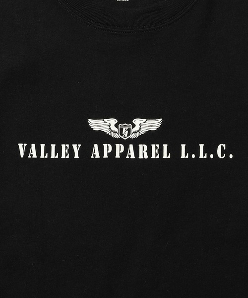 Valley Apparel(バレーアパレル)の「ウィングマークプリントTシャツ 長袖(Tシャツ/カットソー・メンズ・ホワイト/ブラック・MEDIUM/X-LARGE/LARGE)」の4枚目の写真