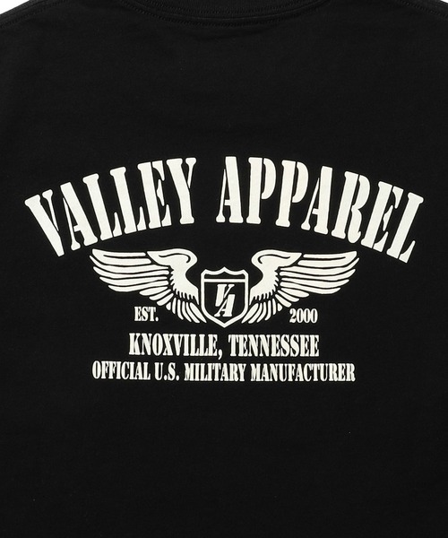Valley Apparel(バレーアパレル)の「ウィングマークプリントTシャツ 長袖(Tシャツ/カットソー・メンズ・ホワイト/ブラック・MEDIUM/X-LARGE/LARGE)」の5枚目の写真