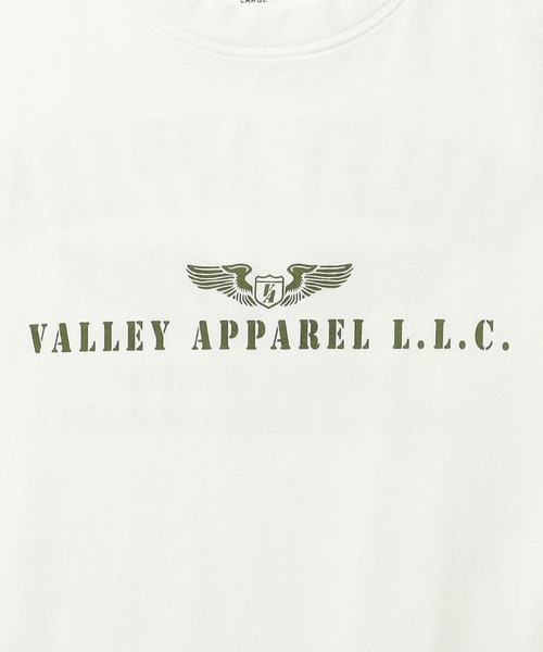Valley Apparel(バレーアパレル)の「ウィングマークプリントTシャツ 長袖(Tシャツ/カットソー・メンズ・ホワイト/ブラック・MEDIUM/X-LARGE/LARGE)」の9枚目の写真