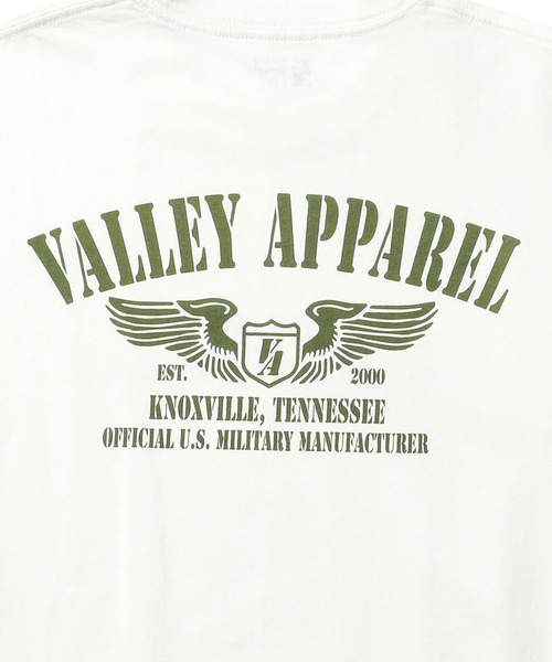Valley Apparel(バレーアパレル)の「ウィングマークプリントTシャツ 長袖(Tシャツ/カットソー・メンズ・ホワイト/ブラック・MEDIUM/X-LARGE/LARGE)」の10枚目の写真