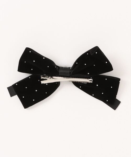 VIBGYOR Women（ヴィブジョー　ウィメン）の「【urge select】《Christmas》ふわふわ ラインストーン ヘアクリップ【クリスマス/イベント】（バレッタ/ヘアクリップ・レディース・ボルドー/ブラック・FREE）」の4枚目の写真